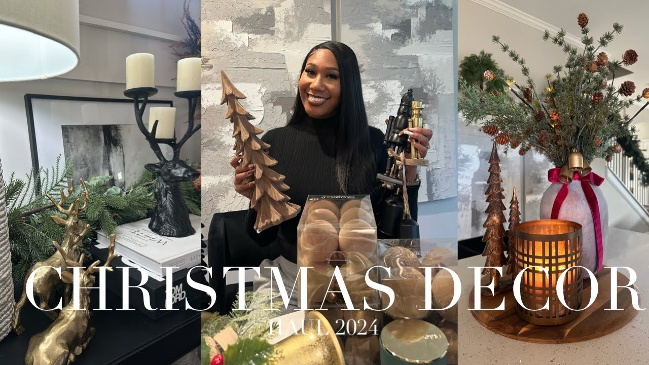 CHRISTMAS DECOR HAUL 2024 | CHRISTMAS DECORATING IDEAS FOR YOUR HOME + FINAL INTRO REVEAL
