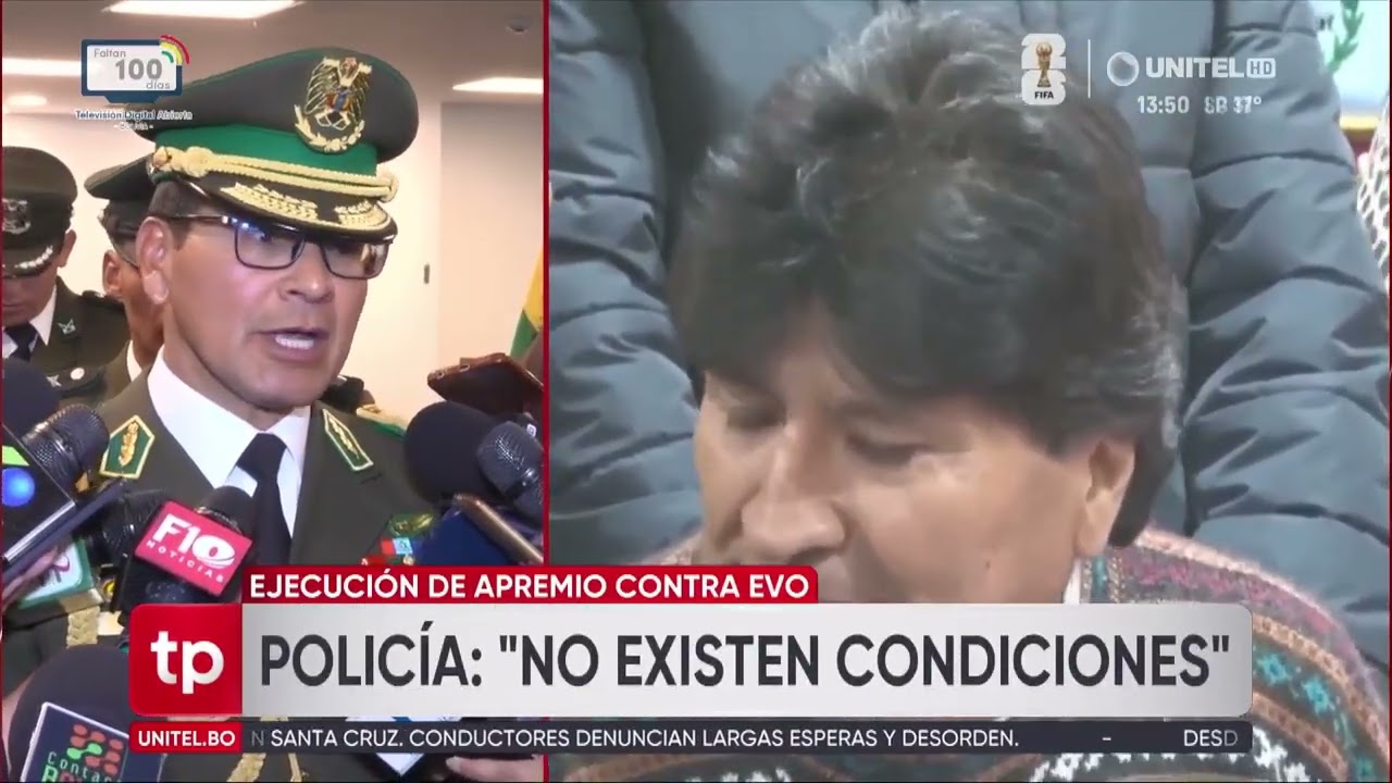 “Se busca las condiciones necesarias”, dice la Policía sobre la orden de aprehensión contra Evo