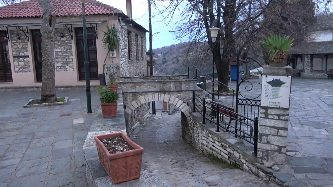 Keramidi traditional village in Greece