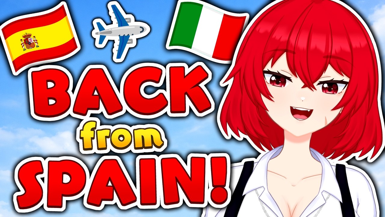 Back From Spain to Italy! ✈️ Let&rsquo;s Catch Up | 🔴LIVE Just Chatting VTuber