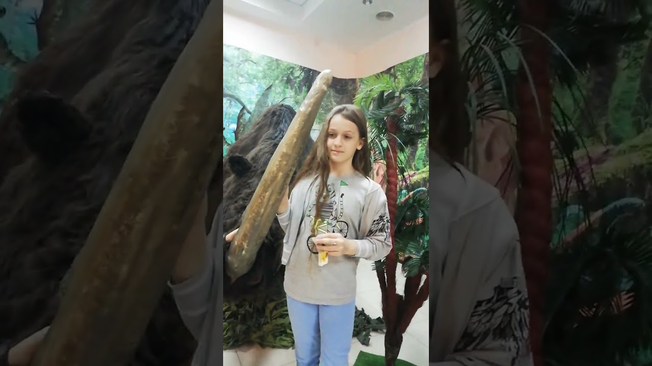 Поля и Глеб   динозавры