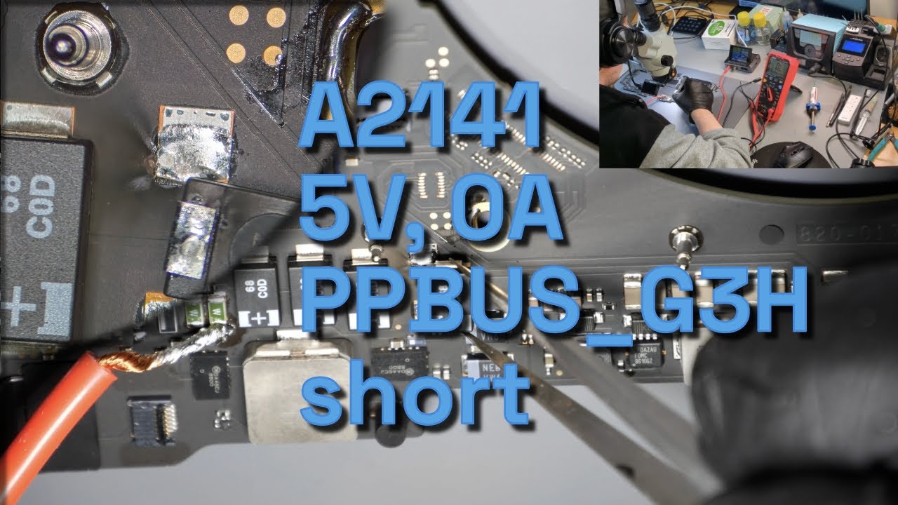 A2141 - PPBUS_G3H short, mac is dead - data needed