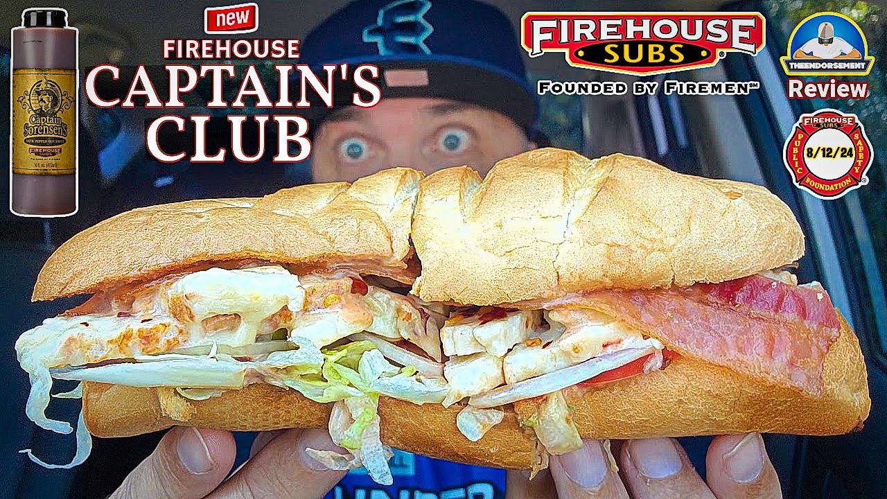 Firehouse Subs® Captain's Club Review! 🚒♧| Featuring Captain Sorensen's Hot Sauce | theendorsement