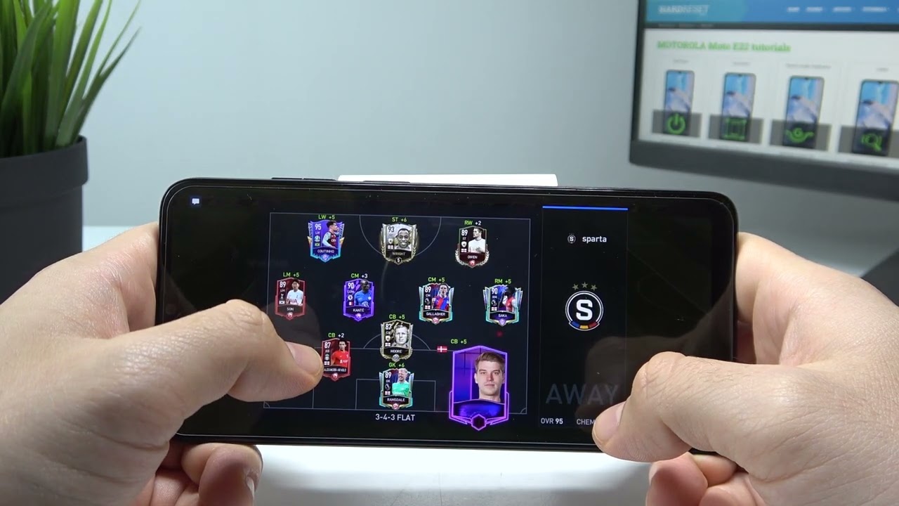 Motorola E22 - Fifa Mobile 23 | GAMING Test | 90Hz | 3GB RAM | $140 Budget Phone vs Games