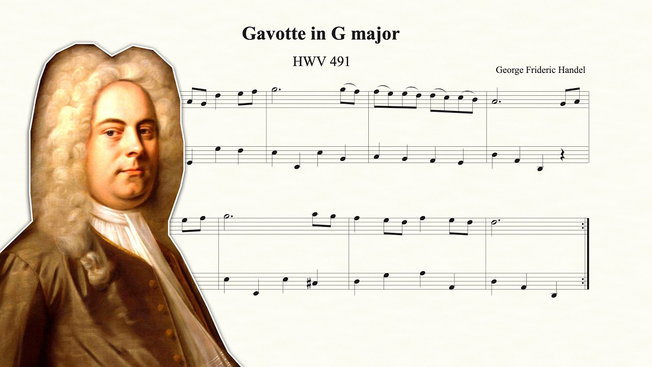 Handel, Gavotte in G Major, HWV 491