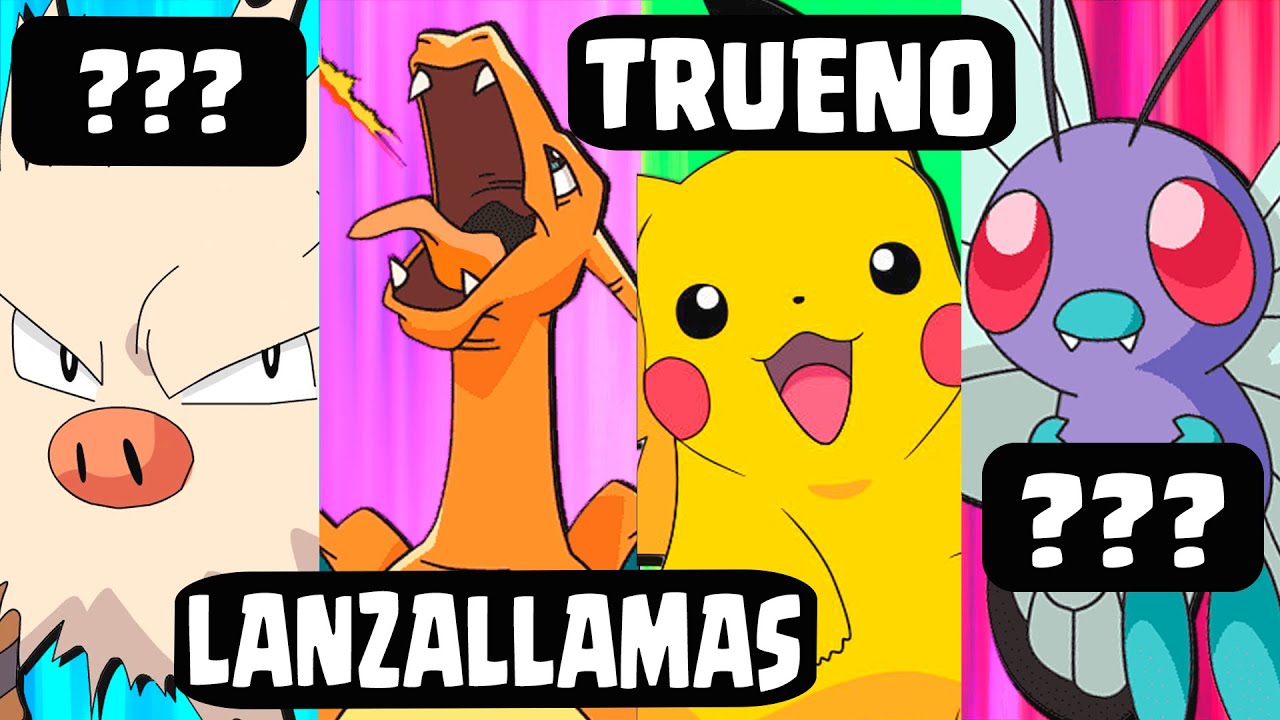 CADA MOVIMIENTO de los Pokémon de ASH (KANTO)