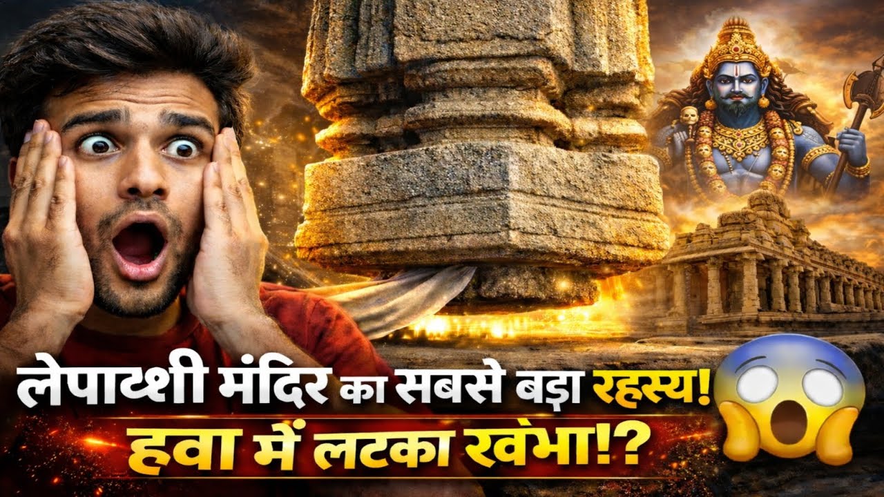 लेपाक्षी मंदिर का सबसे बड़ा रहस्य 😱 | हवा में लटका खंभा और भगवान वीरभद्र की शक्ति | Shocking Truth