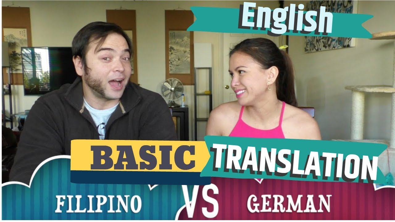 LEARN GERMAN AND TAGALOG Part1