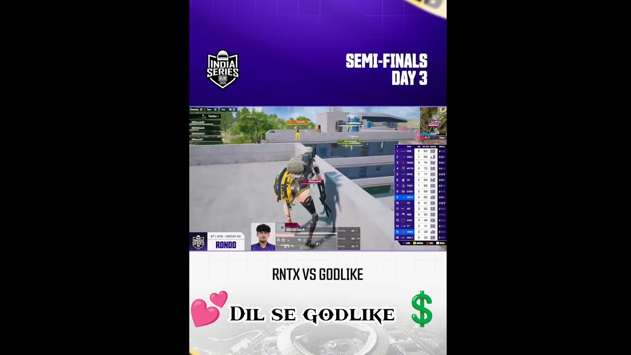 BGIS 2026 SEMI-FINALS DAY 3 #esports #krafton @JONATHANGAMINGYT @GXDLAK08