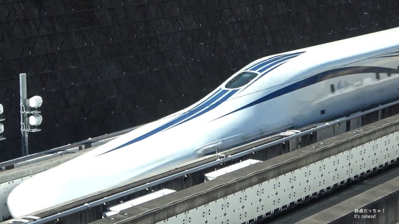 爆音注意! リニア中央新幹線 L0系改良型 超高速通過40発! リニア見学センターで! Super High-Speed Pass of the  SCMaglev Shinkansen