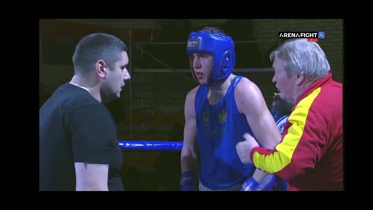 Krstovic Adam (SRB) vs Marinovic Vito (MNE) 75kg Zlatna Rukavica 2023.god