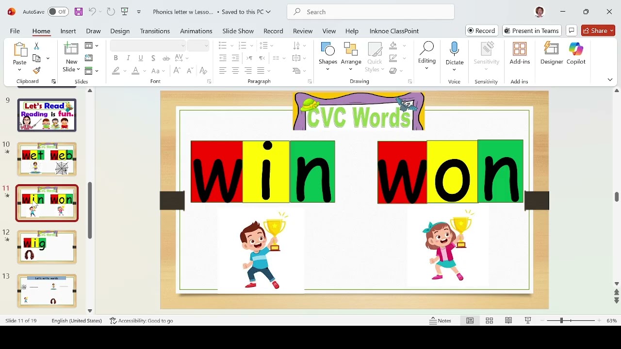 Lesson 30 Phonics Letter Ww