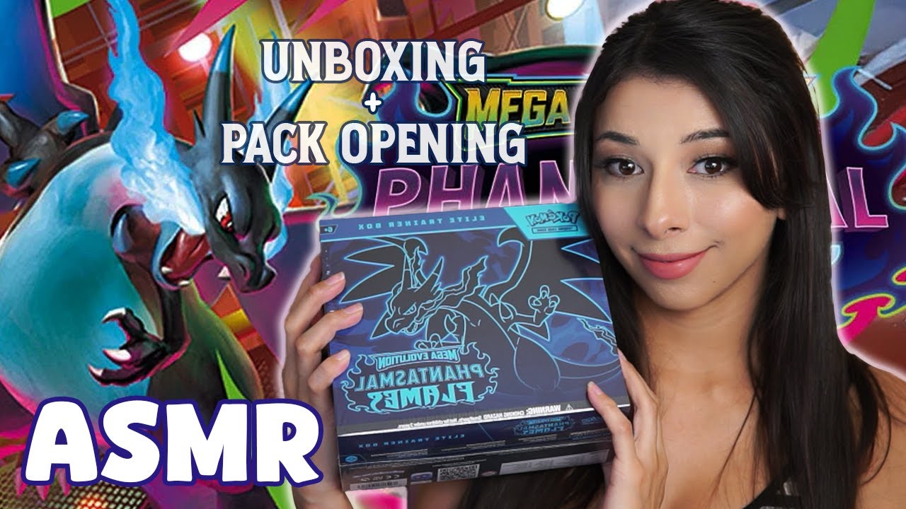 ASMR 💥 Unboxing Phantasmal Flames ETB  & Pack Opening💥