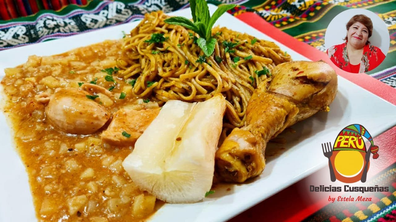 SOPA SECA Ó MANCHA PECHO DE CHINCHA/ RECETA DELICIAS CUSQUEÑAS PERÚ/ COMIDA TÍPICA PERUANA