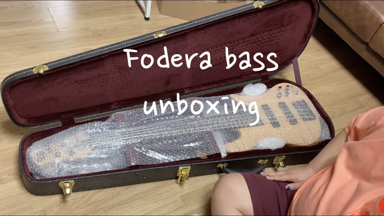 Fodera bass unboxing/포데라 언박싱
