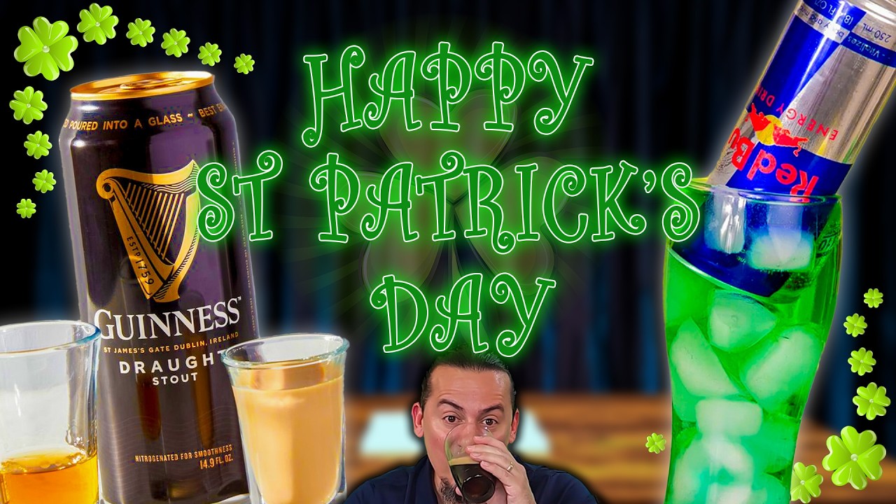 Don't Like Irish Whiskey? You Will With These Drinks. Guiness & Red Bull With Irish Whiskey