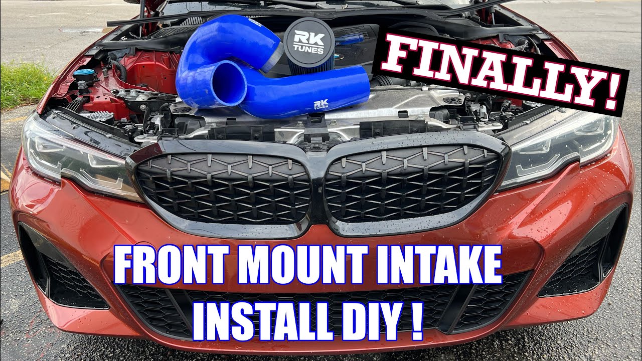 RK TUNES FRONT MOUNT INTAKE INSTALL STEP BY STEP DIY ON A M340I B58 !