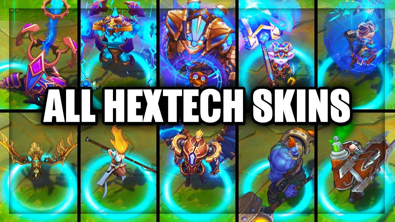 All Hextech Skins Spotlight From All Time (League of Legends)