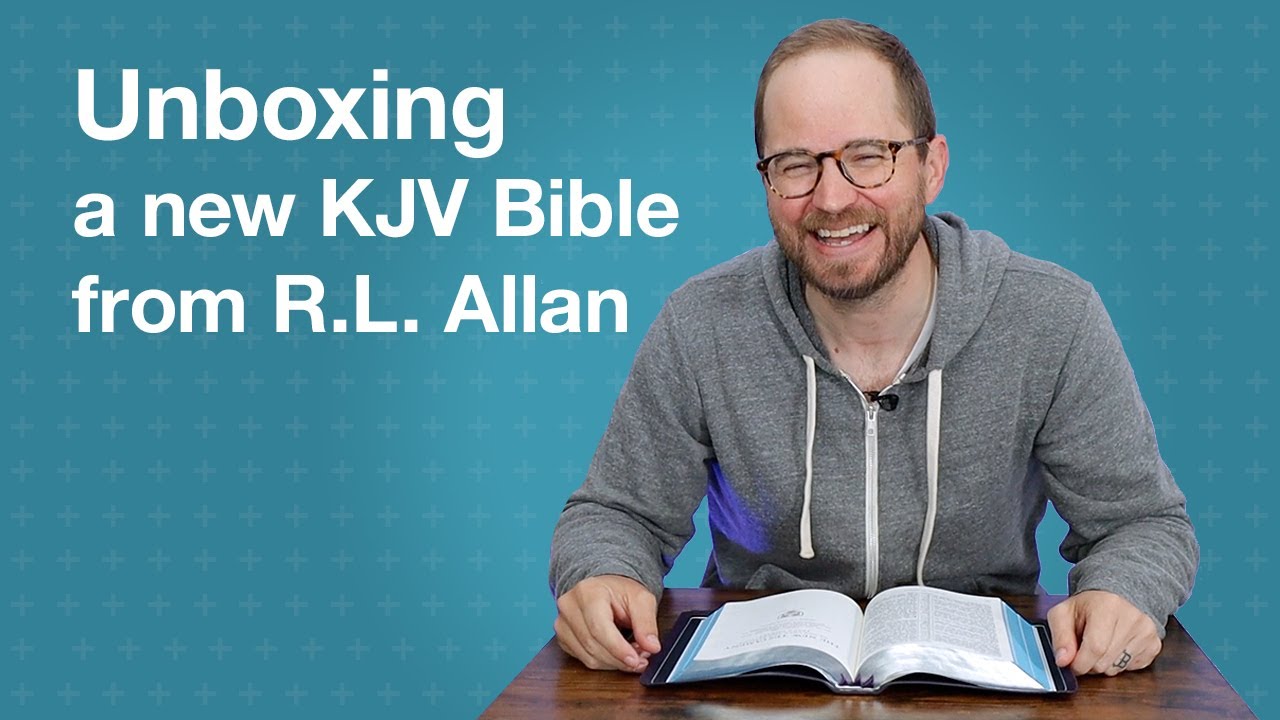 UNBOXING a new KJV Bible from R.L. Allan that's PURPLE!