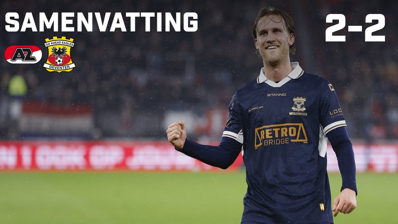 ⚽ Gelijkspel in Alkmaar | Samenvatting AZ - Go Ahead Eagles