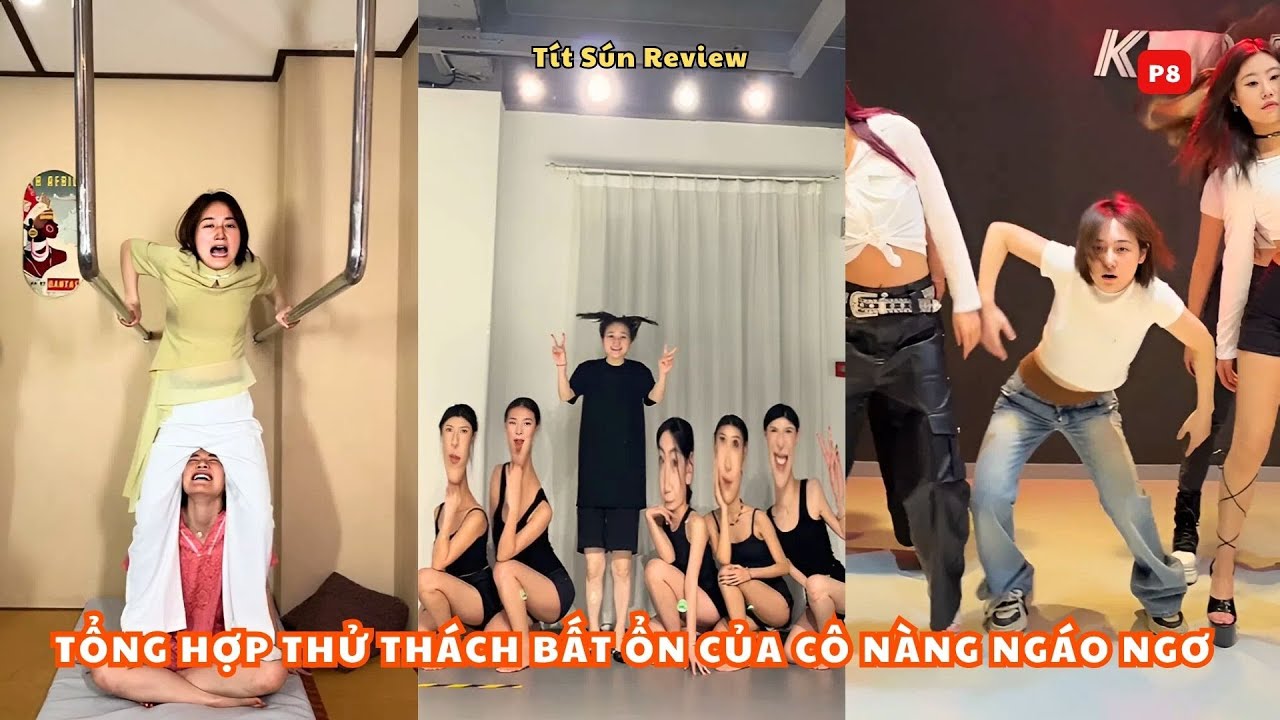 Tổng Hợp Thử Thách Bất Ổn Của Cô Nàng Ngáo Ngơ Phần 8 | Thử thách làm nhân viên massage.