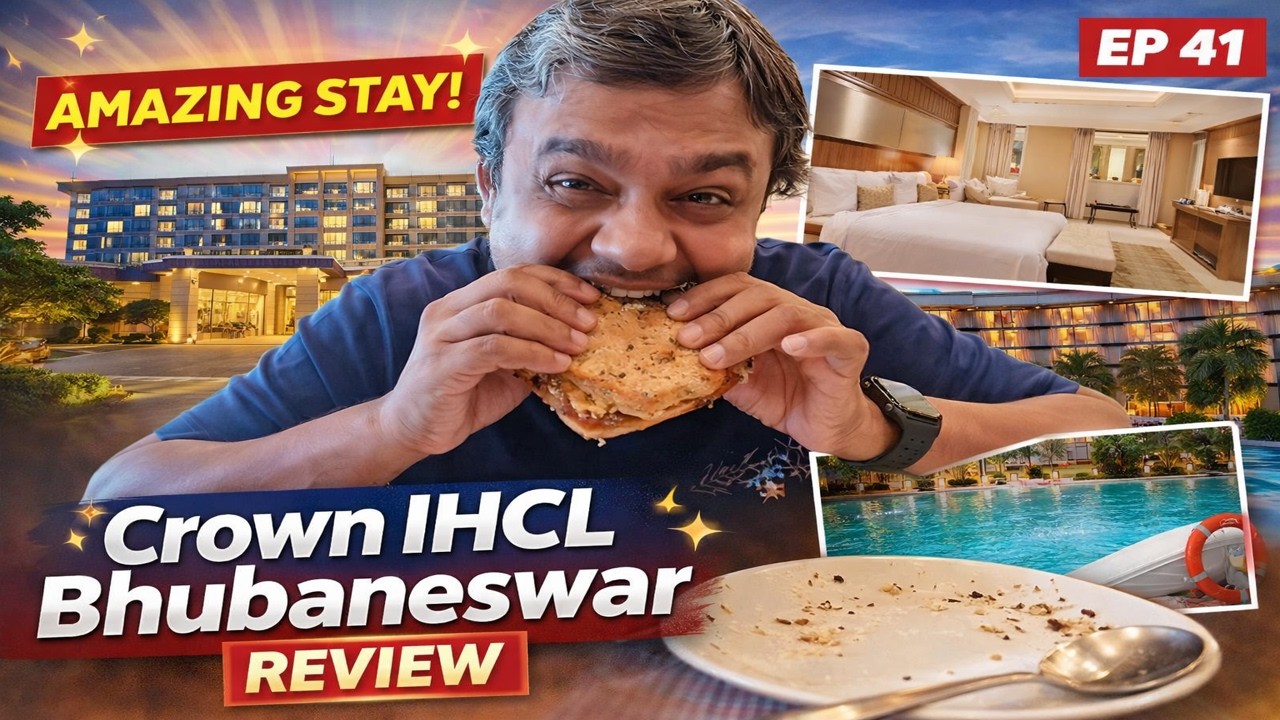 EP41 Luxury Stay in Bhubaneswar 😍 | Crown IHCL SeleQtions Review | Room Tour, Food & More |