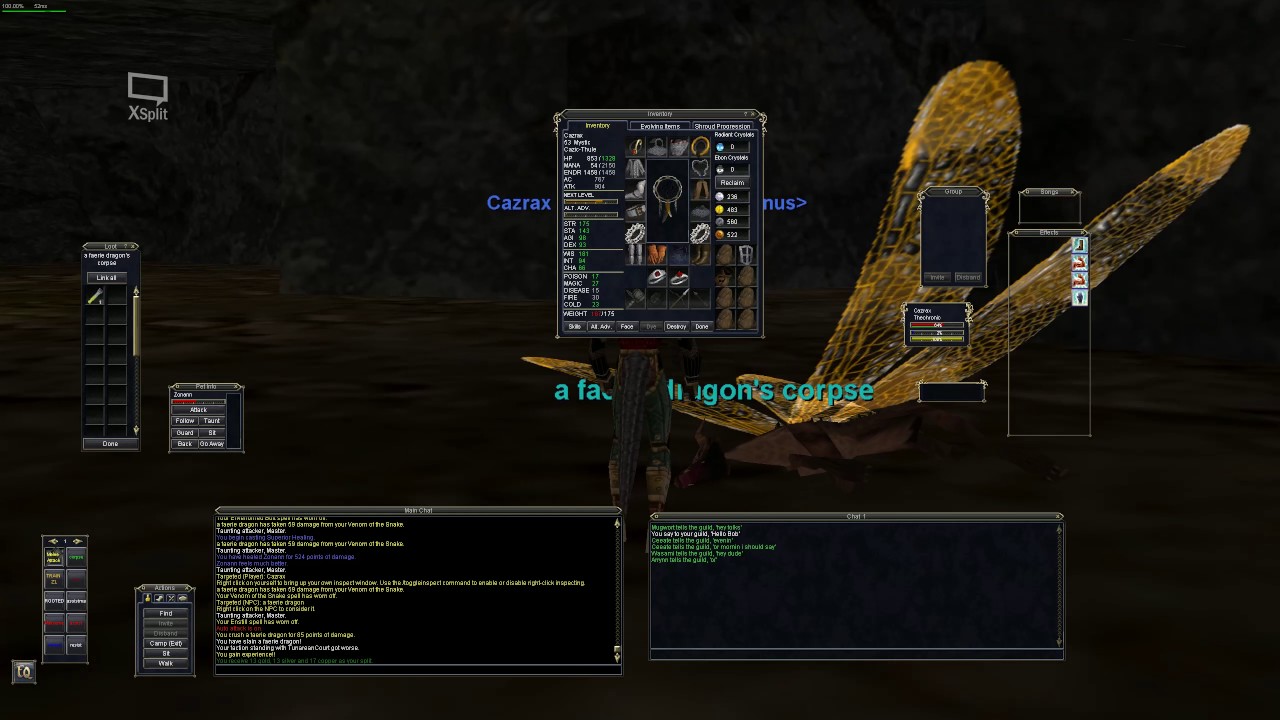 Lets play Cazrax Velious caves