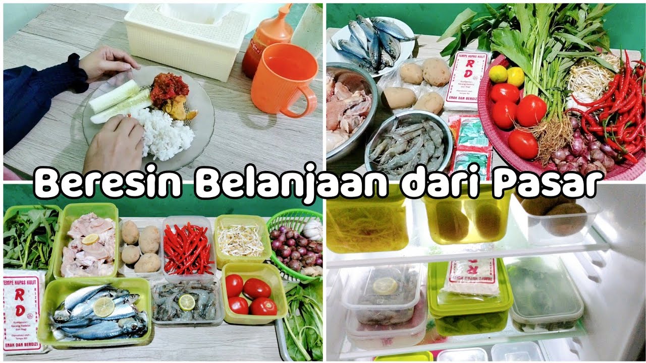 BELANJA DARI PASAR LENGKAP DENGAN HARGA NYA. KEGIATAN IBU RUMAH TANGGA