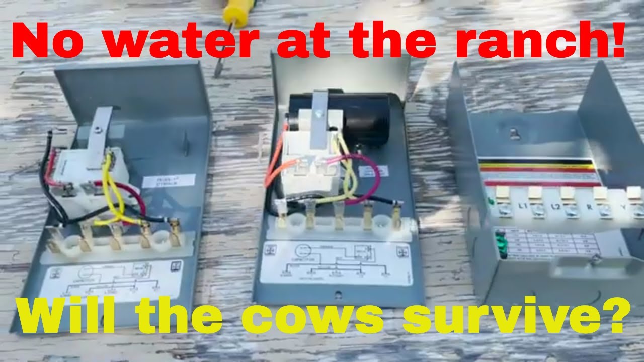 Water well repair - control box replacement