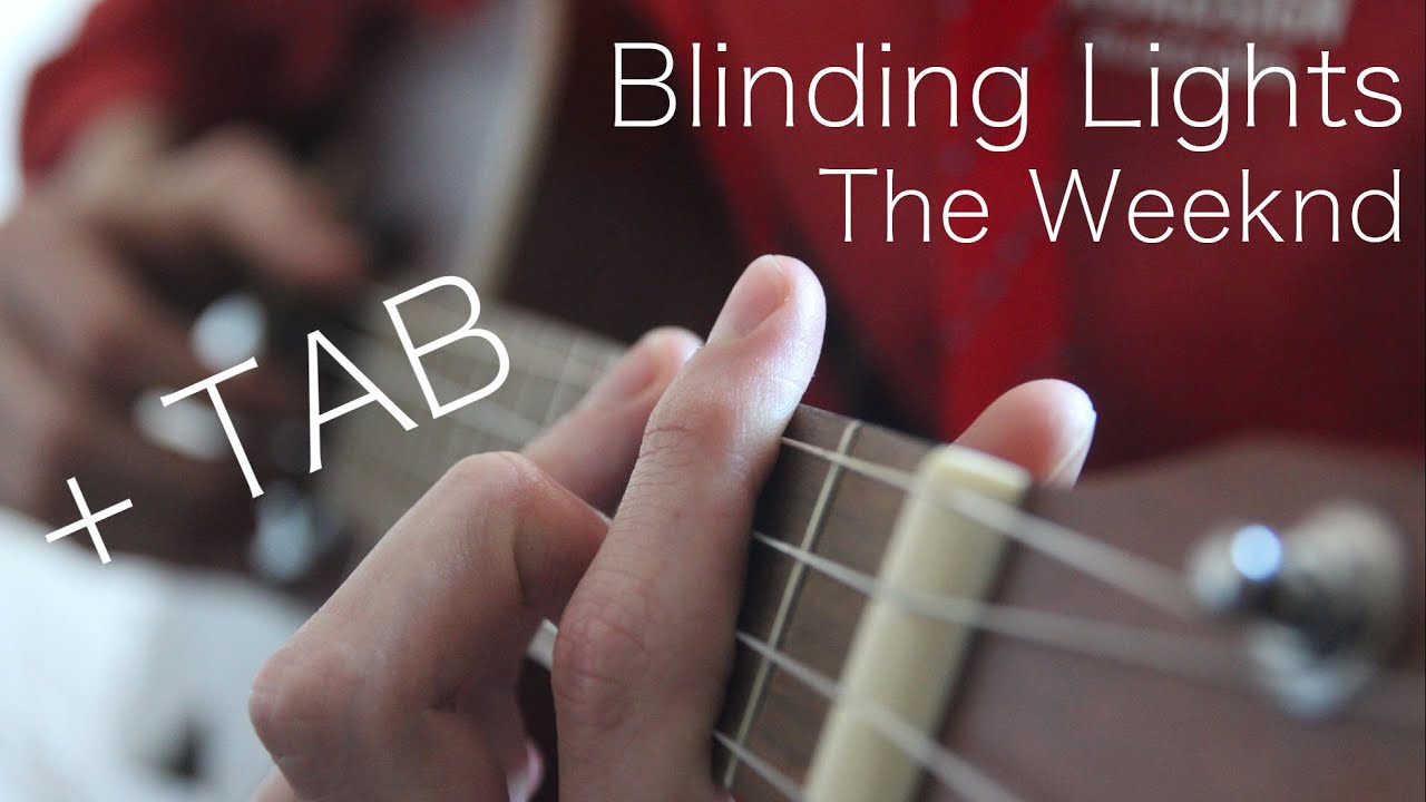 The Weeknd - Blinding Lights | Fingerstyle Ukulele Cover + TAB