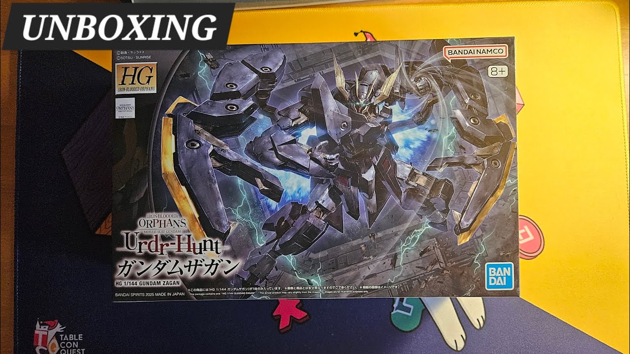 HG 1/144 Gundam Zagan Unboxing