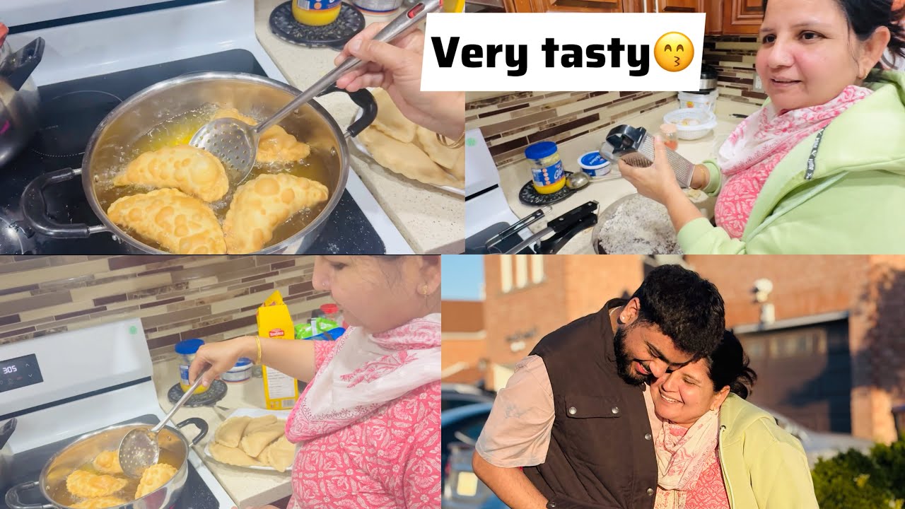 Mom ka mann nhi lag rha canada 🥺 || humne bnaye muth vale ladoo 😋 || Parnaj raju vlogs