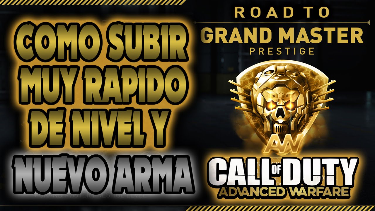 ¡COMO SUBIR MUY RAPIDO DE NIVEL + NUEVO ARMA EN ADVANCED WARFARE!