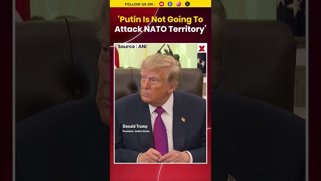Trump Says Putin Won&rsquo;t Attack NATO Territory Amid Russia-Ukraine War #russiaukrainewar #putin #trump