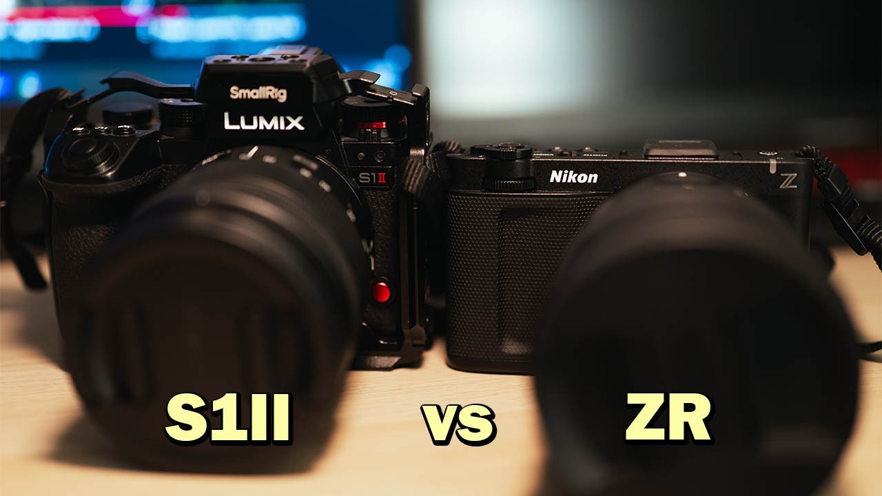 Lumix S1II vs Nikon ZR comparison