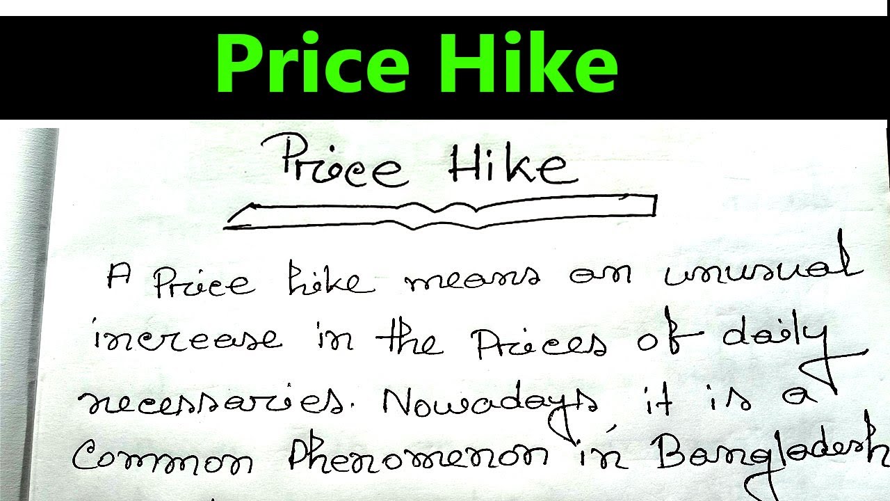 Price Hike Paragraph In 150 Words.  Price Hike Short Essay. Price Hike Short Composition. Rising.