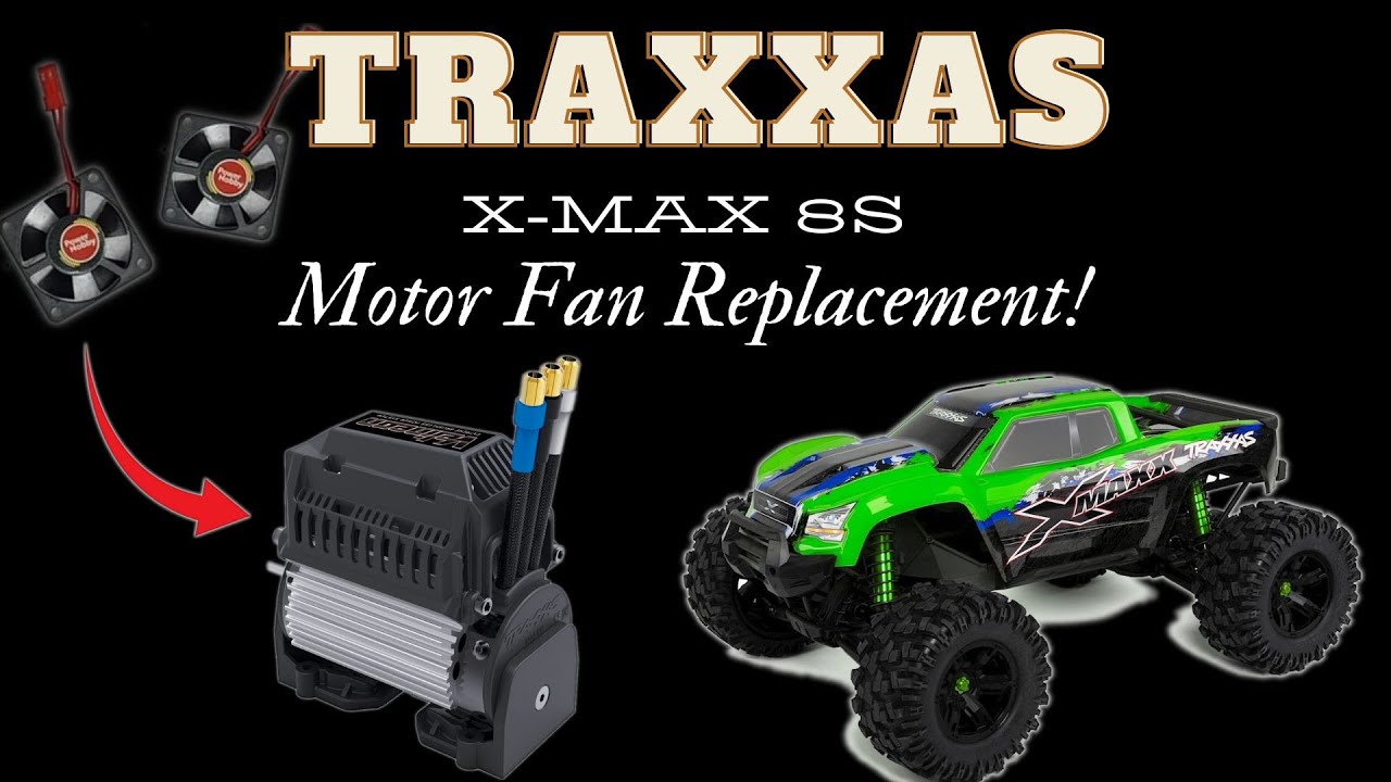 Traxxas X-Maxx Motor Fan Not Working! | How To Replace Traxxas Motor Fans