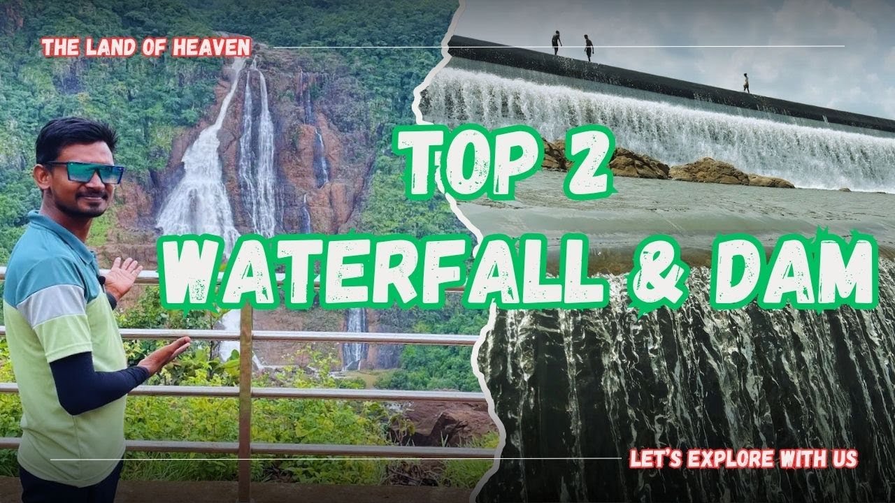 Top 2 Waterfalls in Odisha | Top 2 Dams in Odisha | Barehipani, Balidiha, Nesa Dam, Uski Waterfall