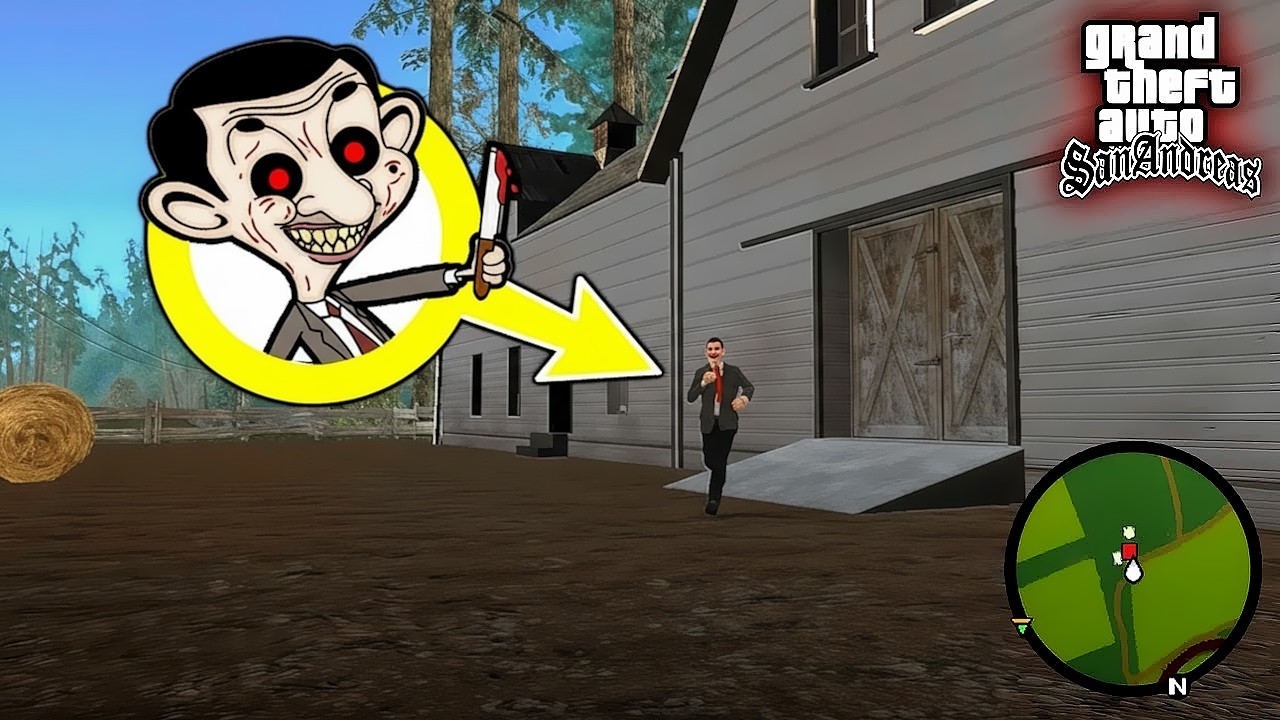 Я нашёл ужасающего Мистера Бина в GTA San Andreas 😨