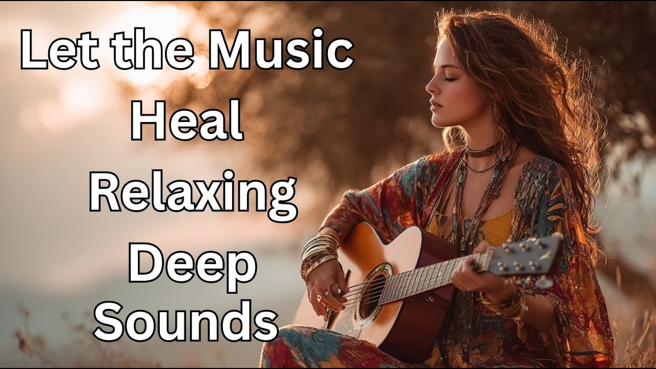 Relaxing Guitar Instrumental with Birds and Water Sounds