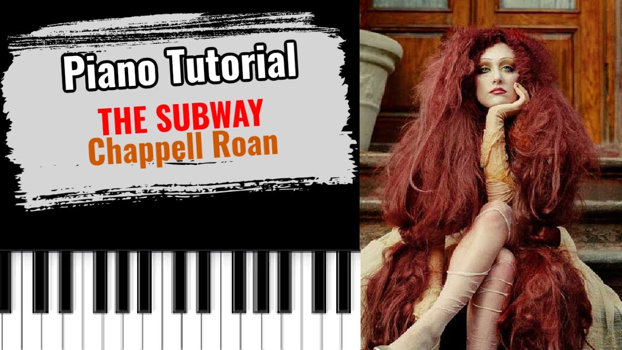 🎹THE SUBWAY by Chappell Roan (easy piano tutorial lesson free)