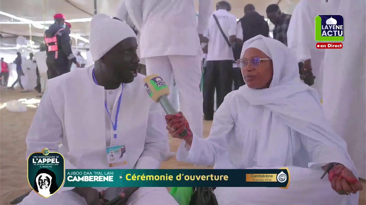 🛑[ DIRECT ] 146é Anniversaire de L’appel de SEYDINA LIMAMOU LAHI AL MAHDI psl - CAMBERENE