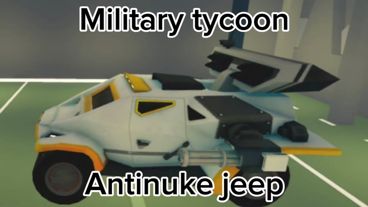 Military tycoon: Antinuke jeep