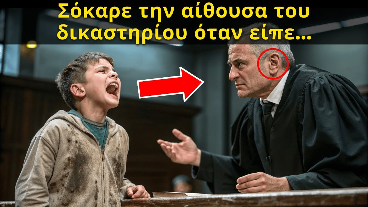 ΕΝ ΜΈΣΩ ΔΙΑΖΥΓΊΟΥ, ΤΟ ΠΑΙΔΊ ΠΛΗΣΊΑΣΕ ΤΟΝ ΔΙΚΑΣΤΉ ΚΑΙ ΤΟΥ ΈΔΕΙΞΕ ΚΆΤΙ ΠΟΥ ΤΟΝ ΠΑΓΩΣΕ...