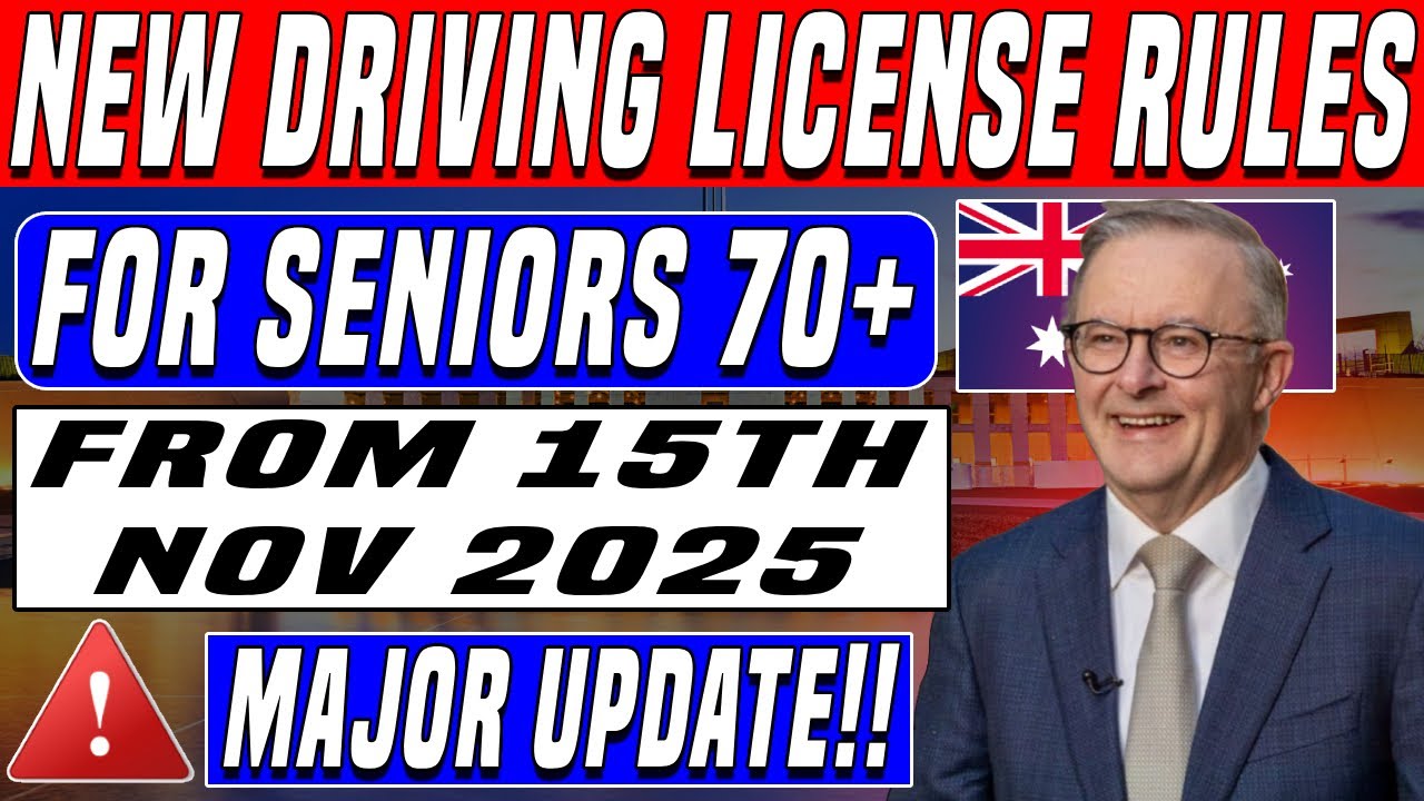New Driving Licence Rules for Over-70s in Australia from 15 November 2025 &ndash; Major Update!
