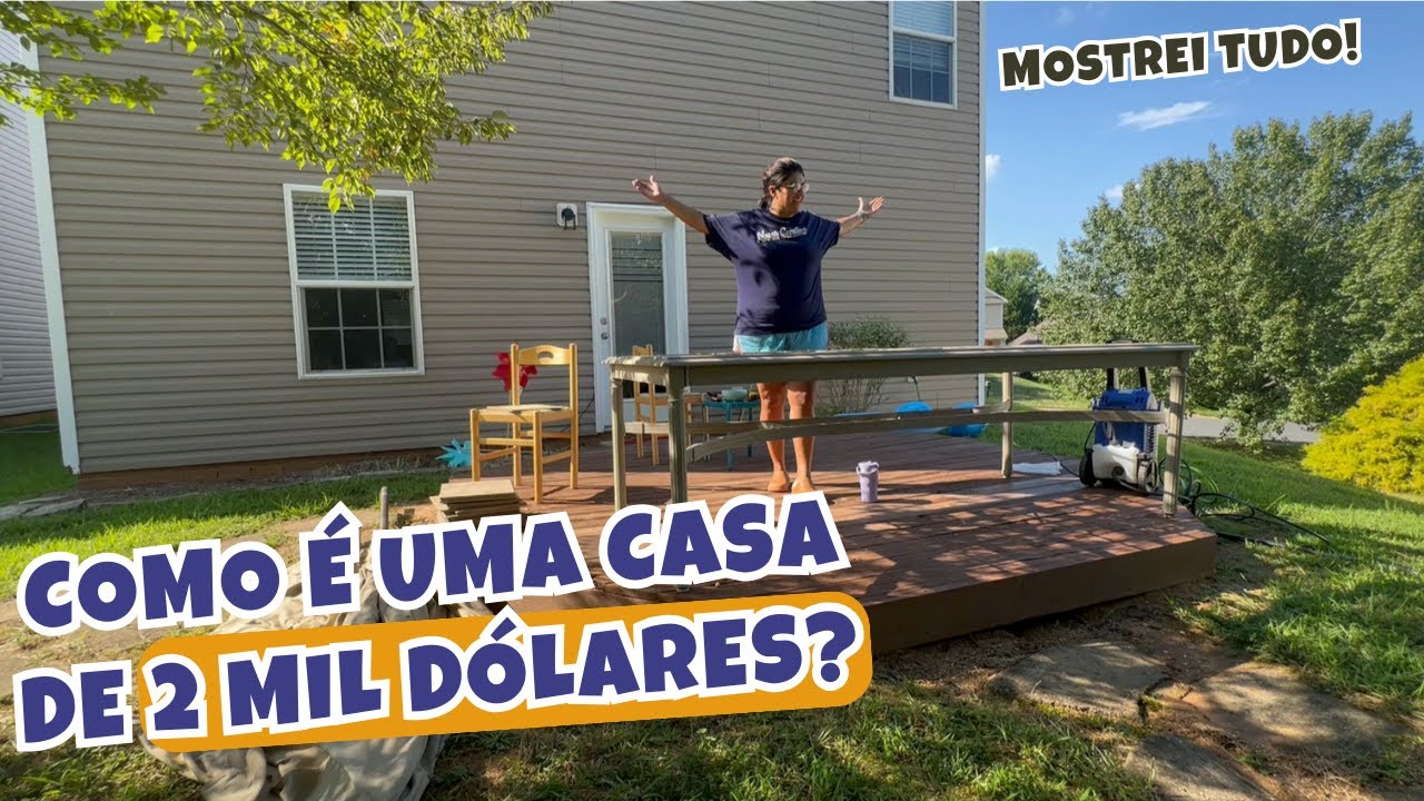 TOUR PELA MINHA CASA NOVA🏡MORANDO EM CONDOMÍNIO DE POBRE NA CAROLINA DO NORTE 🇺🇸