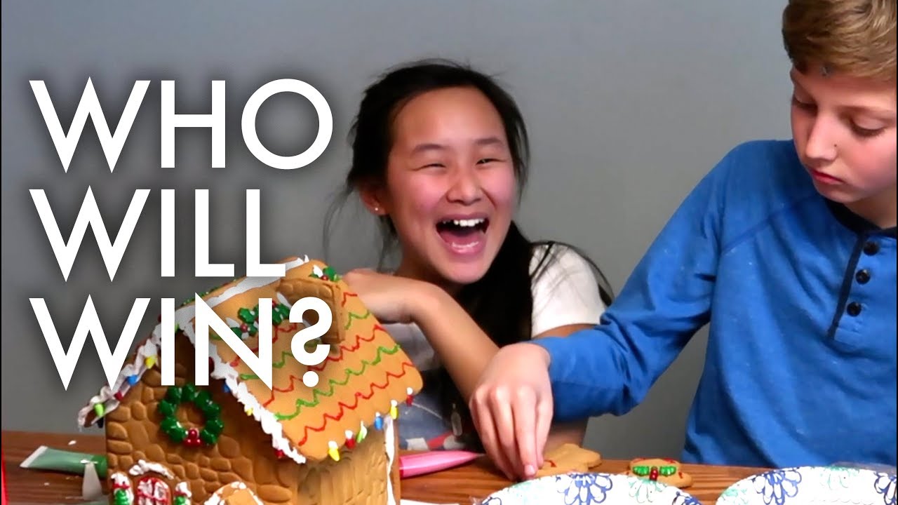 GINGER BREAD HOUSE CHALLENGE 🎄💂‍♀️: Adventuring Family of 11