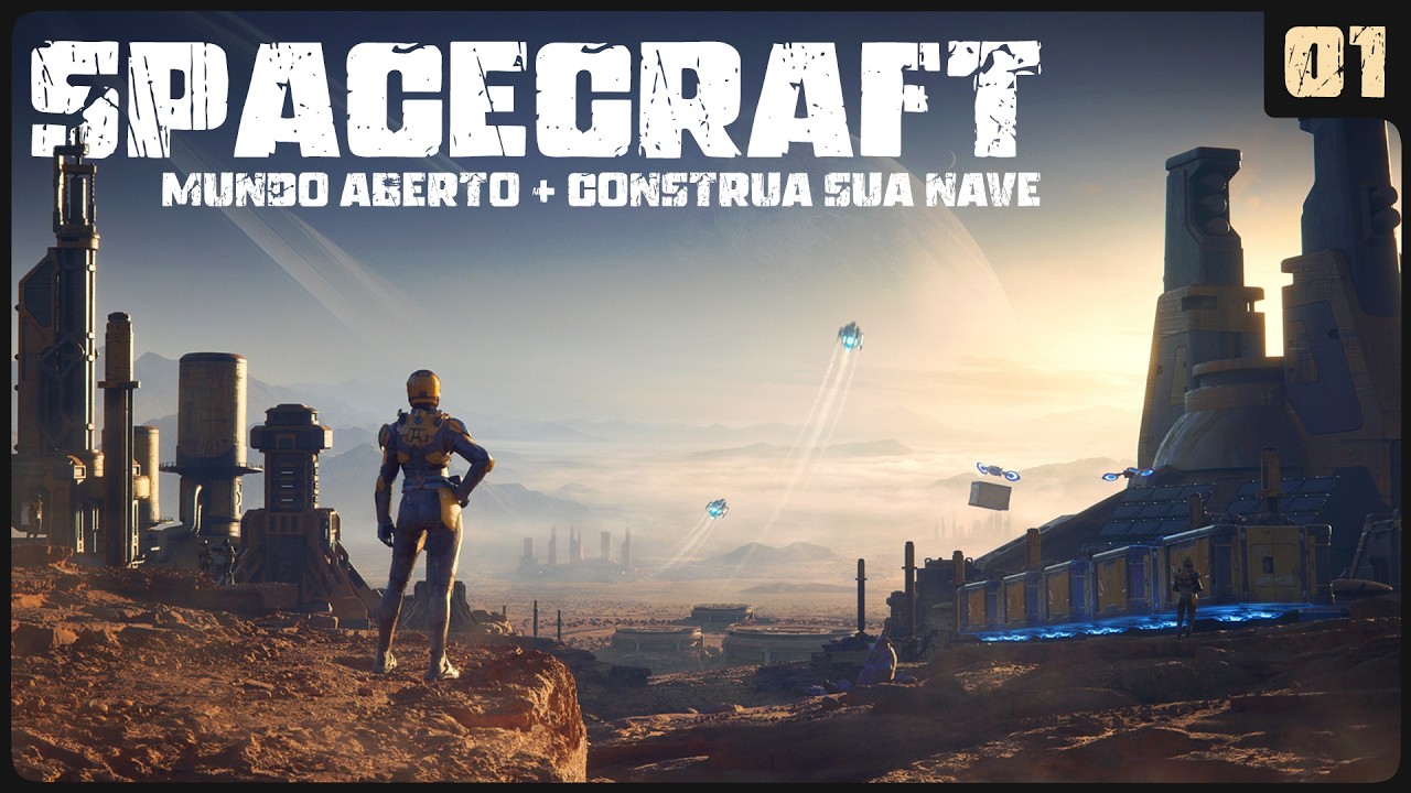 MUNDO ABERTO + CONSTRUÇÃO DE NAVE + AUTOMAÇÃO!! - SPACECRAFT