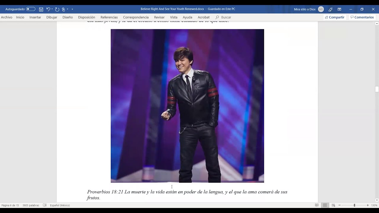Cree correctamente y ve tu juventud renovada. De Joseph Prince
