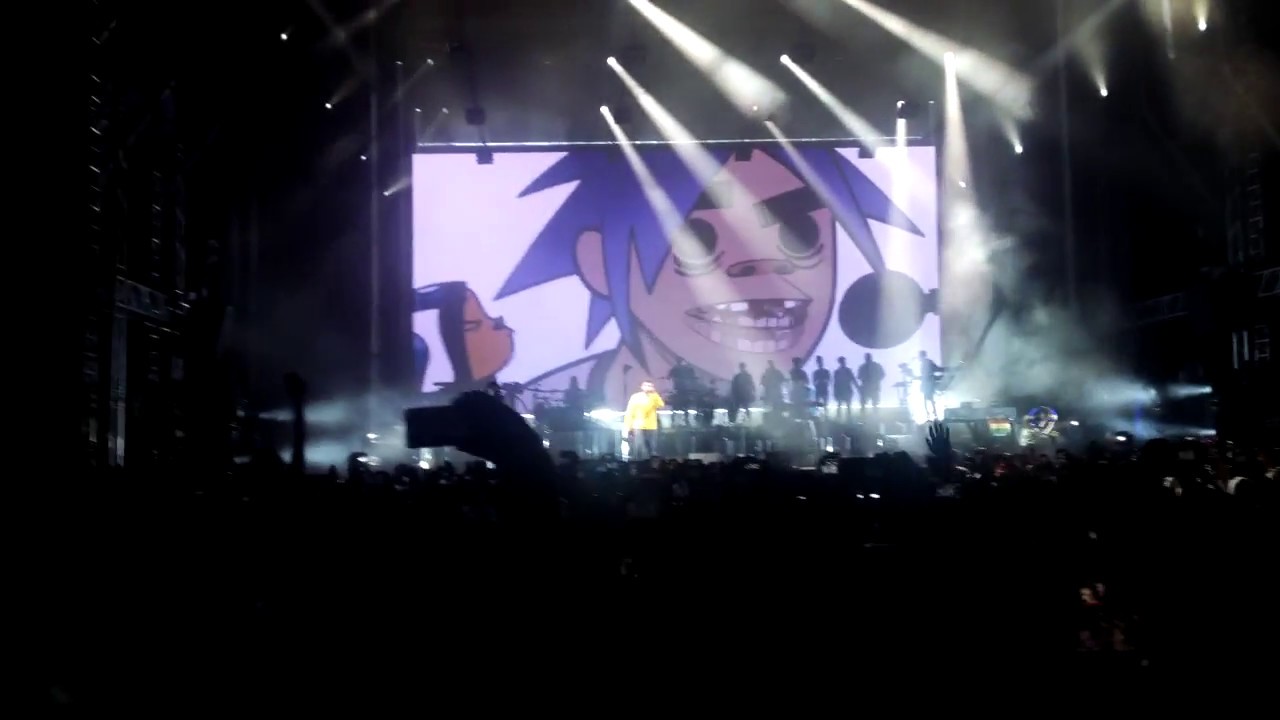 Gorillaz - Clint Eastwood(live @July 25, 2018 Kyiv)